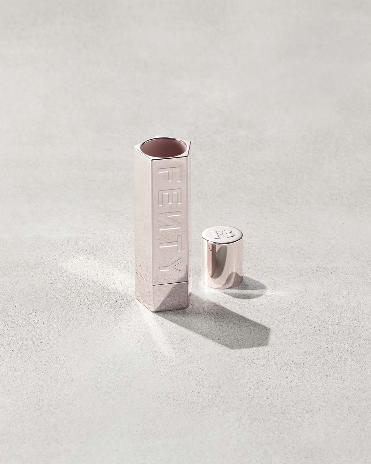 Fenty Icon The Case Semi-Matte Refillable Lipstick ?? Metallic Nude - Image 6