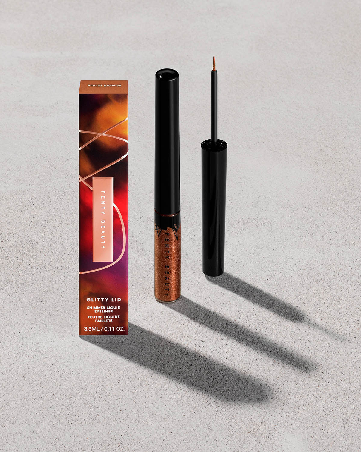 Glitty Lid Shimmer Liquid Eyeliner ?? Bronze All Ova Collection: Boozy Bronze